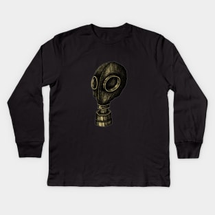 gas mask Kids Long Sleeve T-Shirt